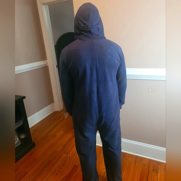 Spider-Man Miles Morales Men's Hooded Union Suit With Leg Hem Onesie - Picture 10 of 10